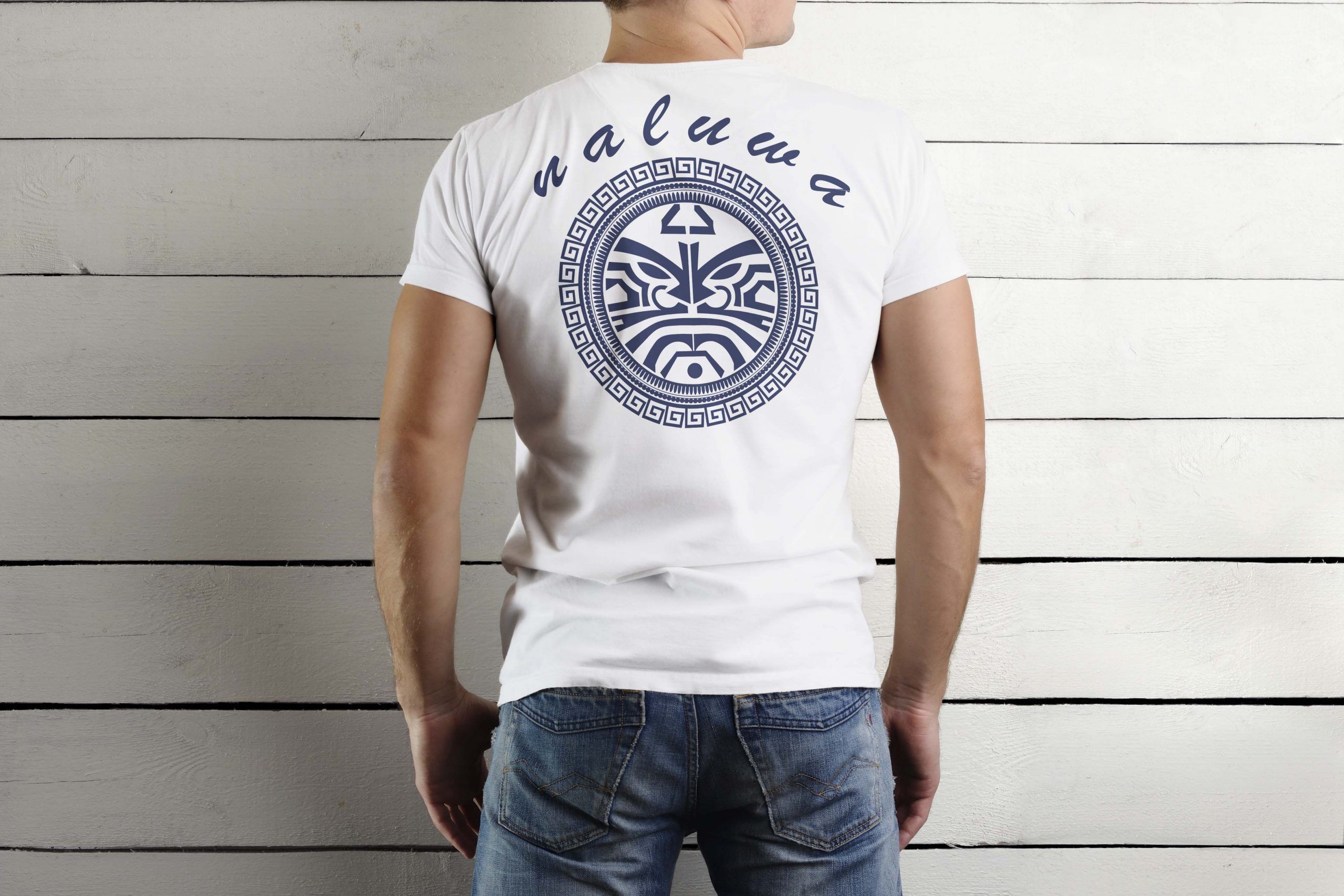 1 camiseta blanca espalda circulo marino