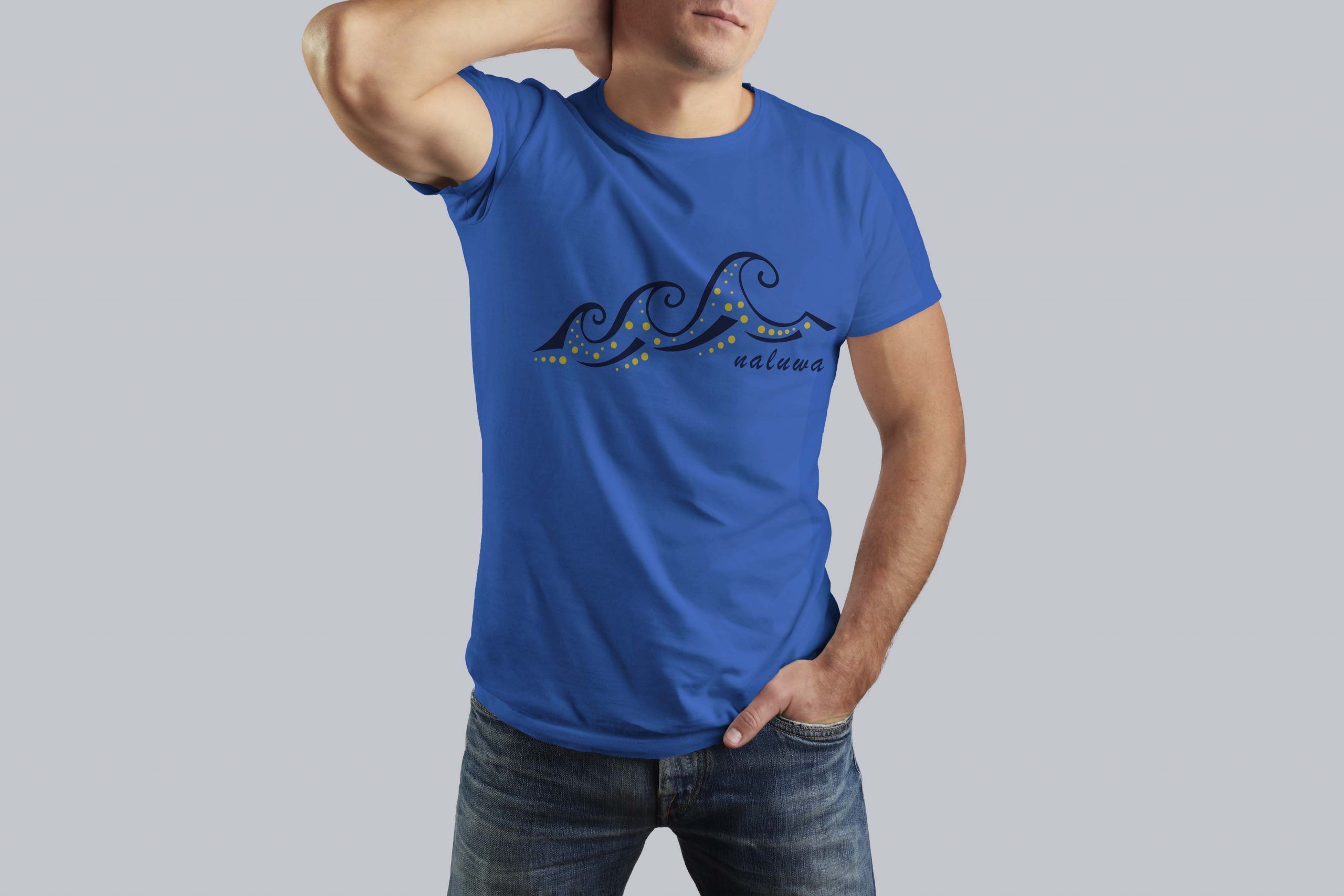 10 camiseta azulon ola 2 colores