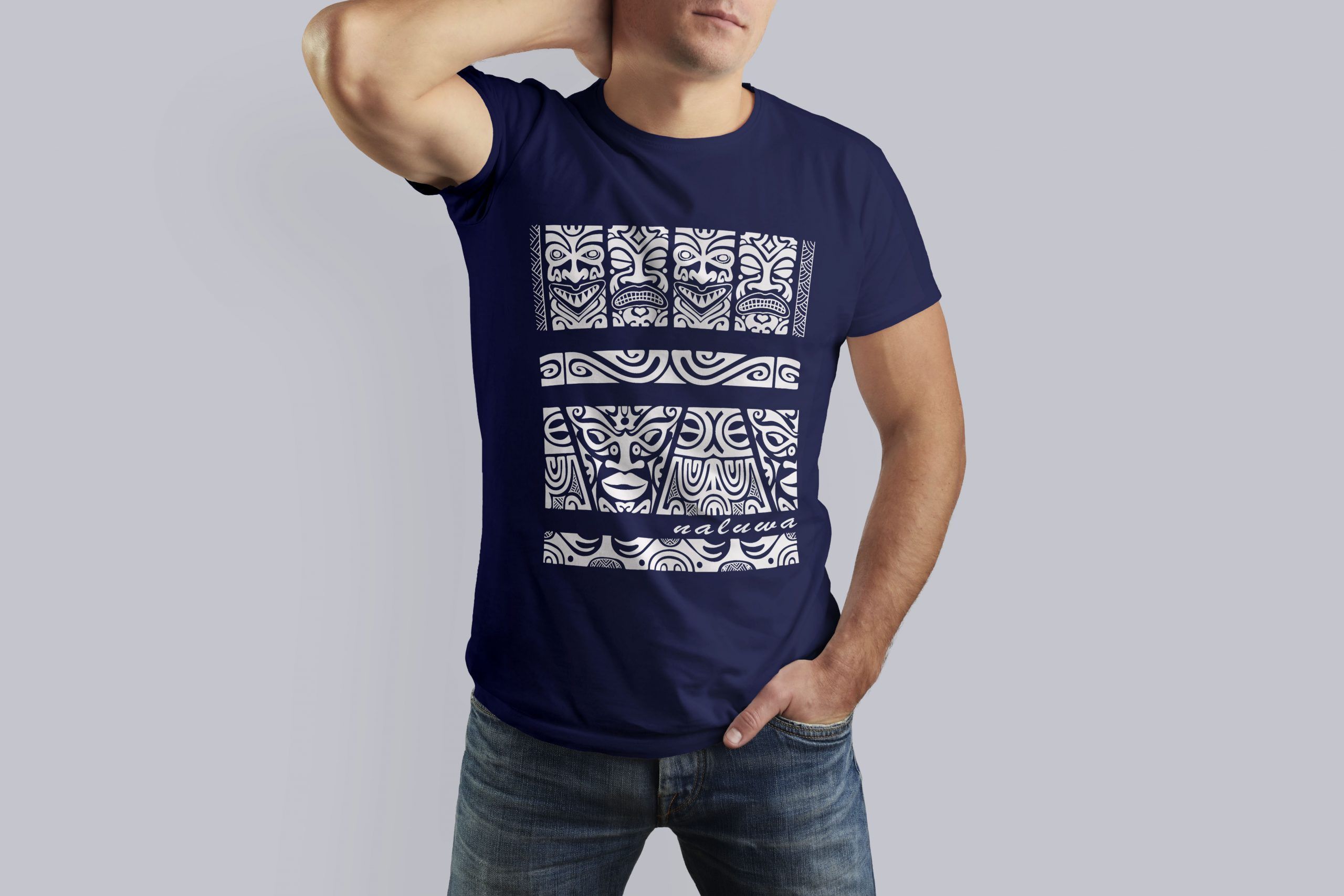 12camiseta marino totem blanco