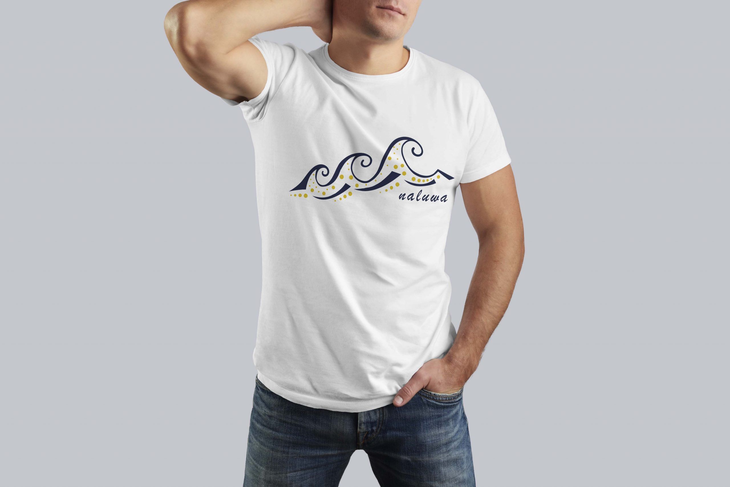 9 camiseta blanca ola 2 colores